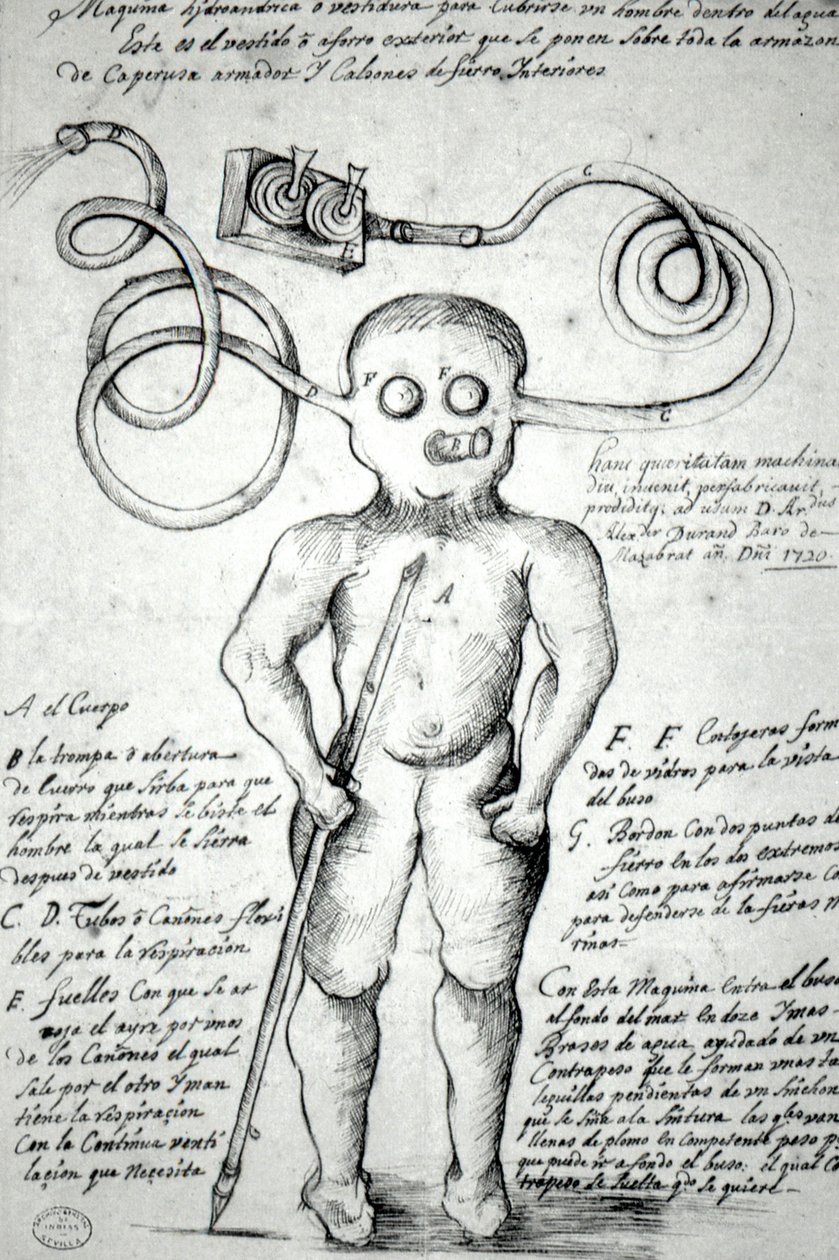 Desenho de um homem vestido de fato. Peru de Unknown artist