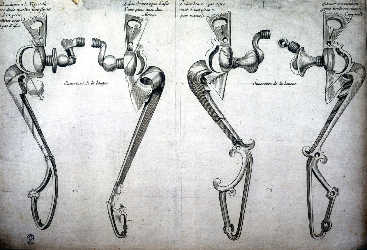 Desenho de pedaços de cavalo de Unknown artist
