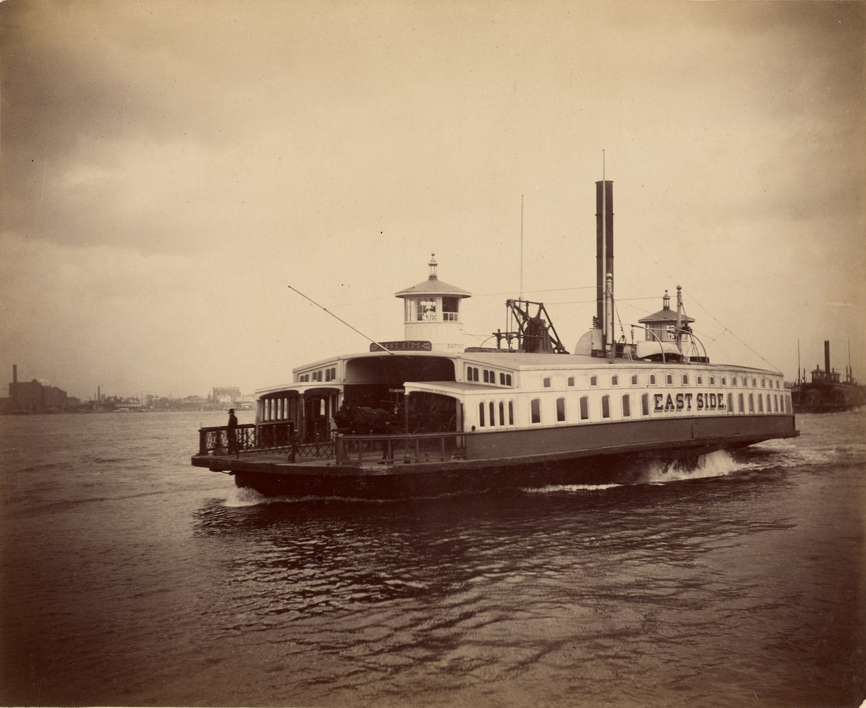 [Ferry da zona Este]. de Unknown artist