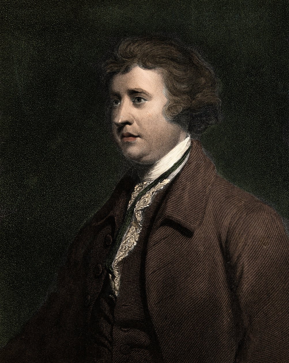Edmund Burke 1729-1797 - gravura - século XIX de Unknown artist
