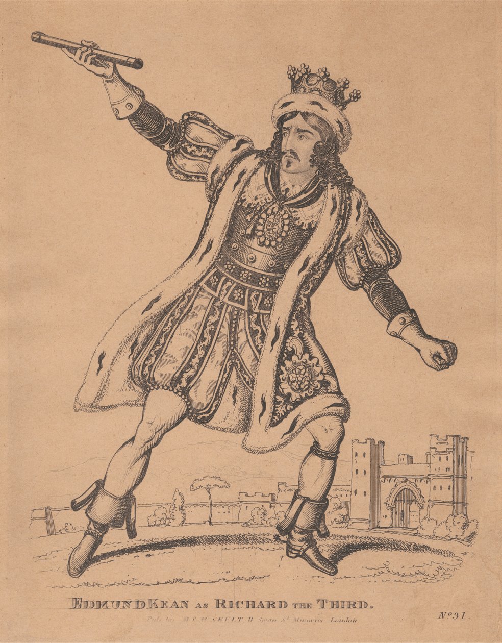 Edmund Kean como Richard III de Unknown artist