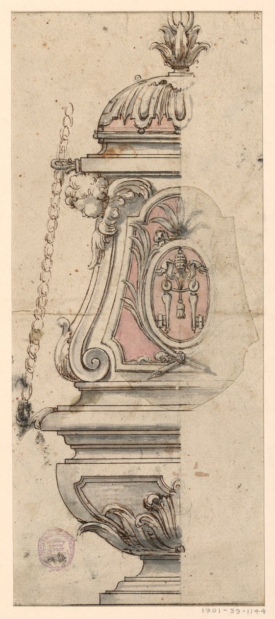 Elevação de um incensário de Unknown artist