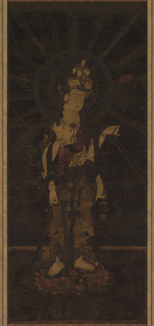 Kannon de onze cabeças de Unknown artist