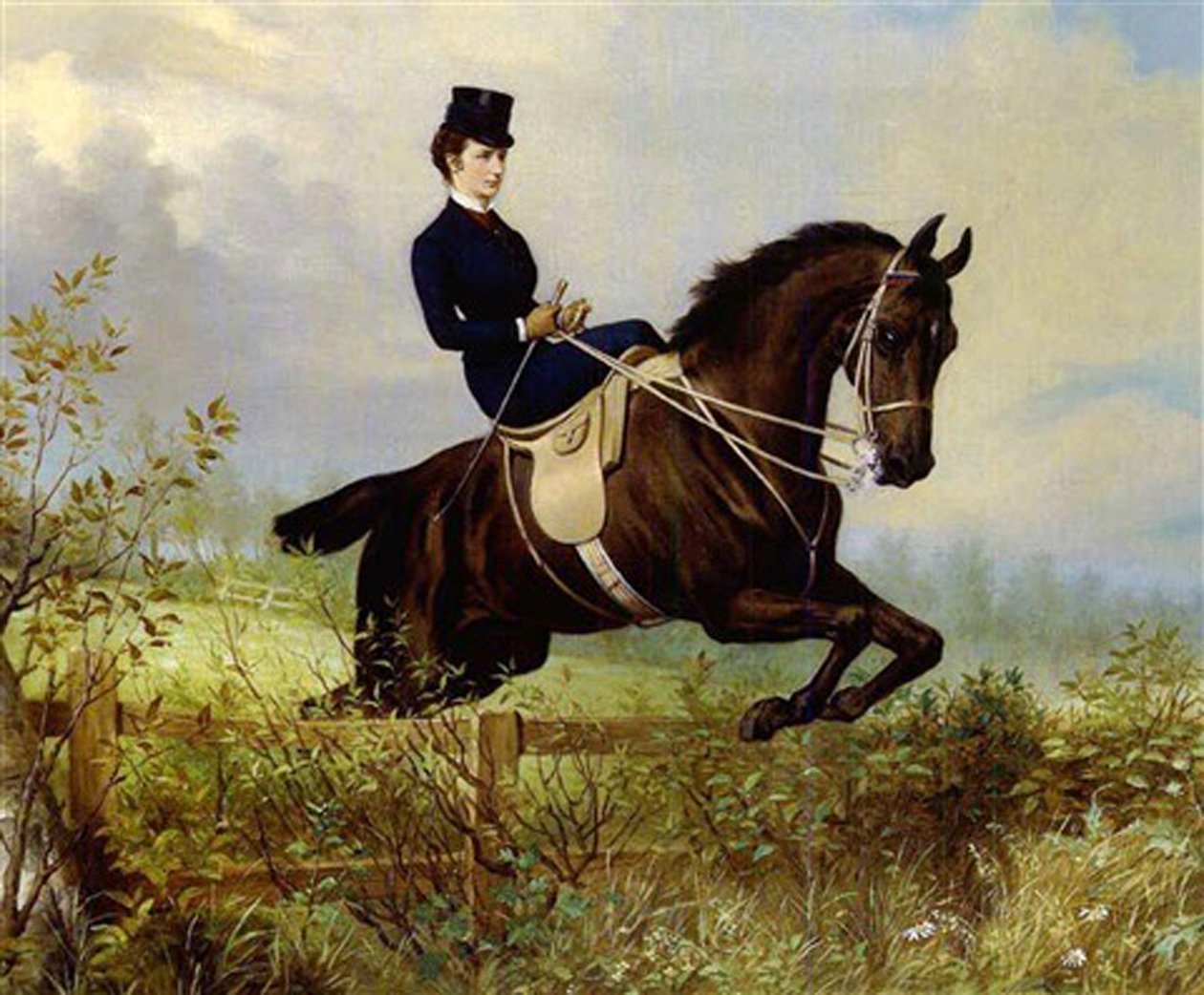 Elisabeth, Imperatriz da Áustria e Rainha Consorte da Hungria (24 de dezembro de 1837 - 10 de setembro de 1898) (ilustração) de Unknown artist