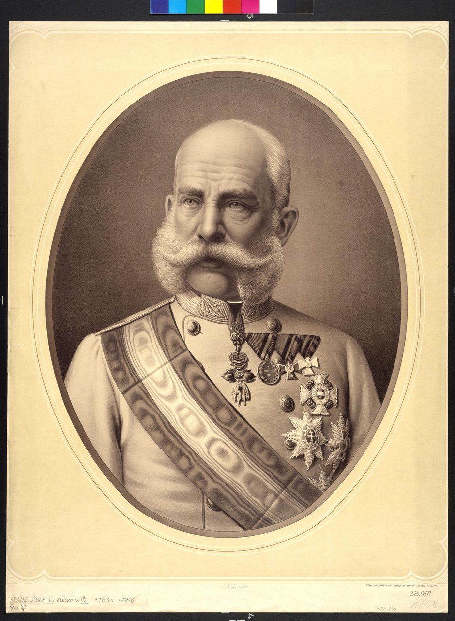 Imperador da Áustria Franz Joseph I de Unknown artist