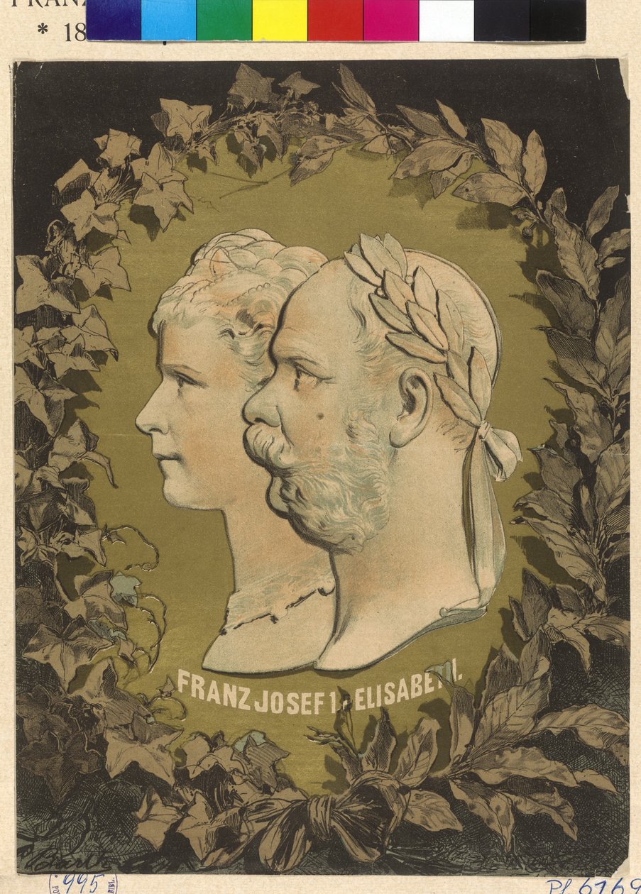 Imperador da Áustria e Elisabeth Franz Joseph I de Unknown artist