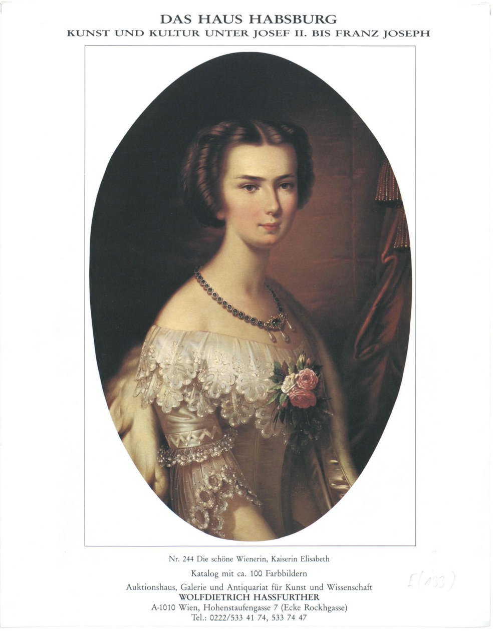 Imperatriz da Áustria Elisabeth de Unknown artist