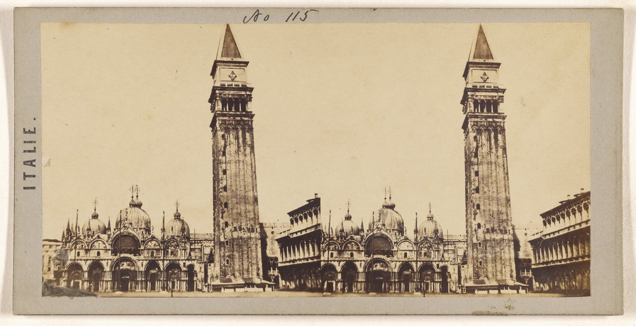 [Conjunto da Praça de São Marcos, Veneza]. de Unknown artist
