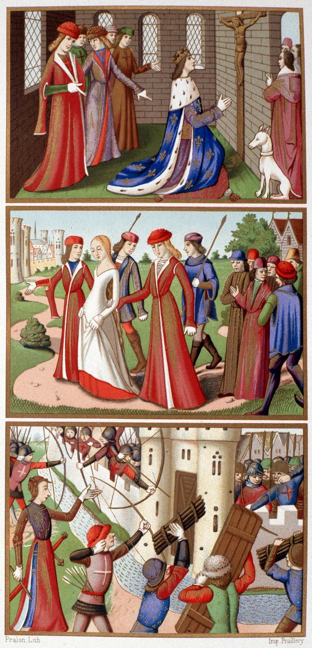 Episódios da história de Carlos VII e Joana d
