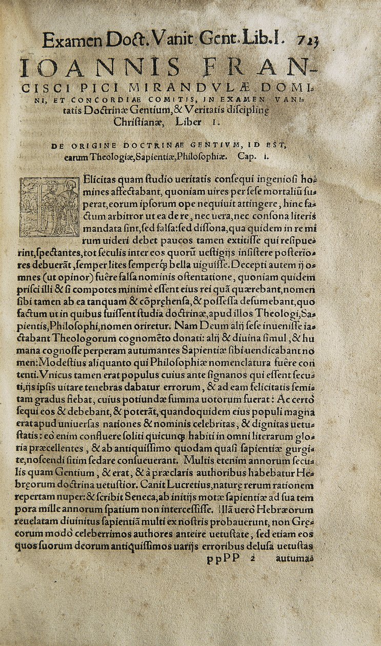 Exame vanitatis doctrinae gentium et veritatis christianae disciplinae ...
