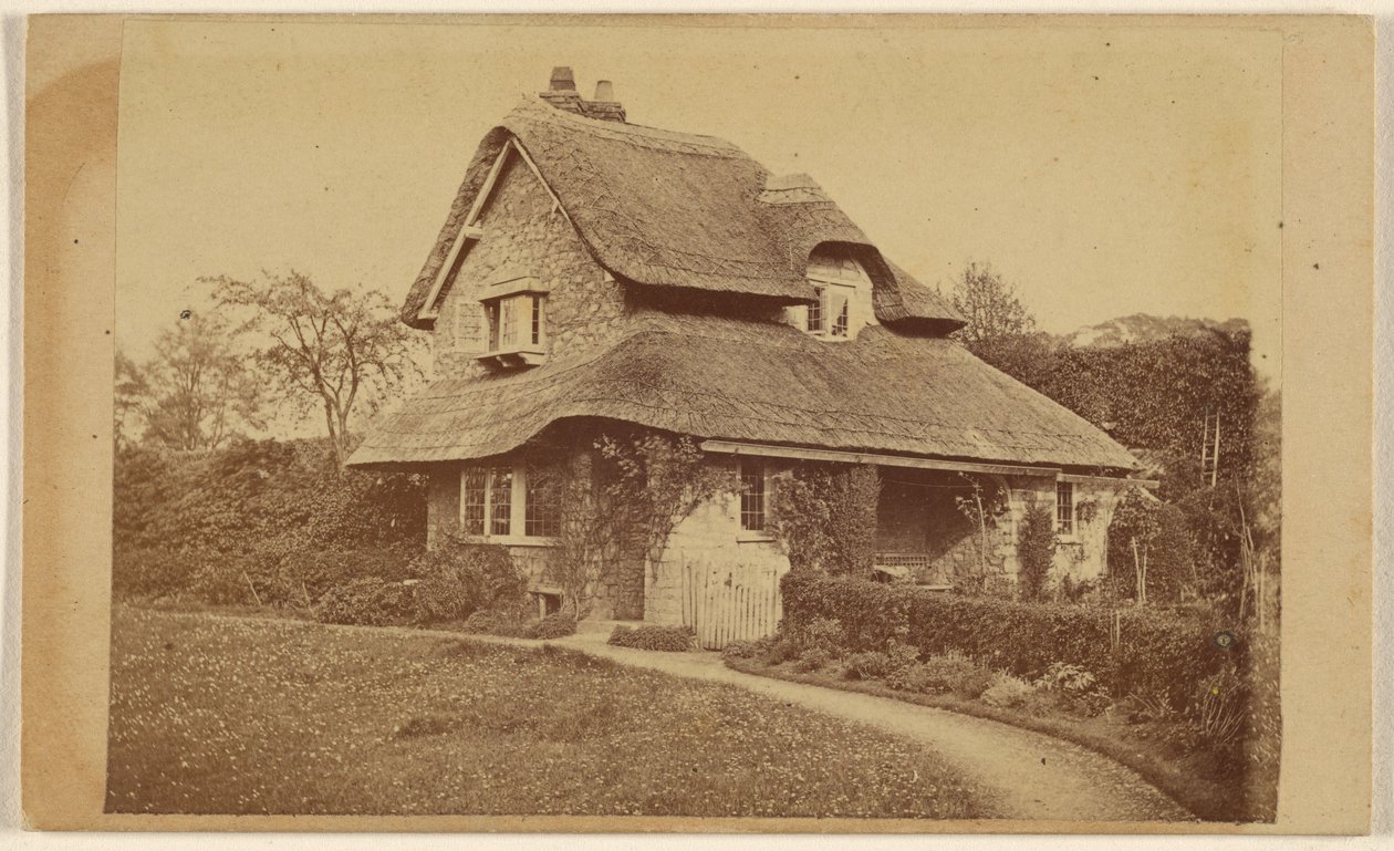 [Vista exterior da casa de campo holandesa, Blaise Hamlet] de Unknown artist