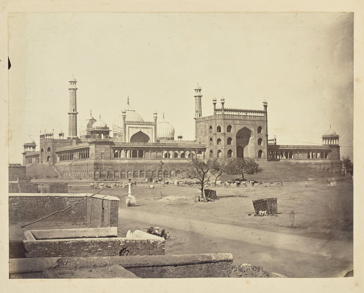 [Vista exterior da Jama Masjid, Fatehpur Sikri] de Unknown artist