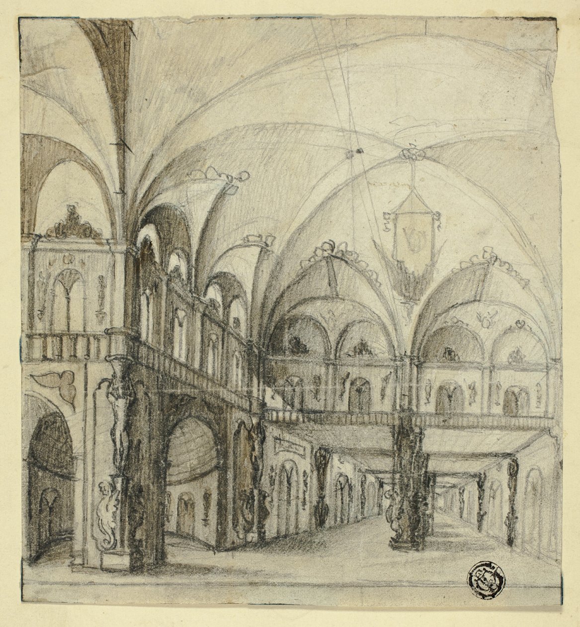 Interior fantástico de Unknown artist