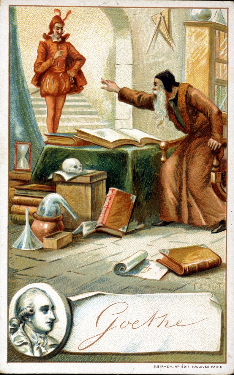 Faust de Goethe - Cromolitografia Século XIX de Unknown artist