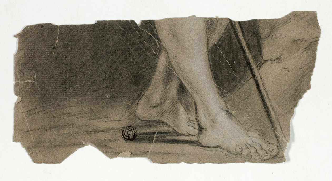 Pés de João Batista (fragmento) de Unknown artist