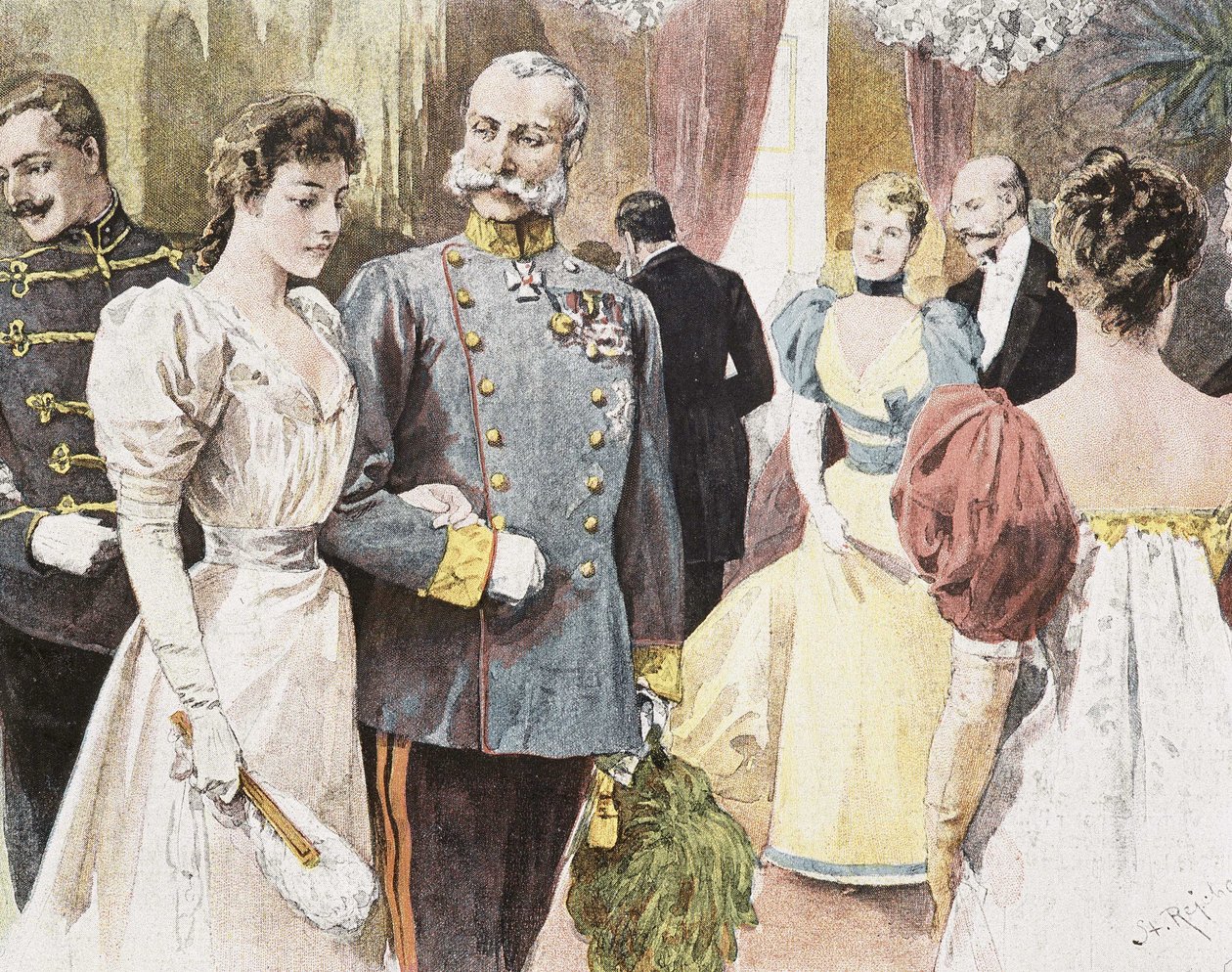 Festividades na Áustria: François José I de Unknown artist