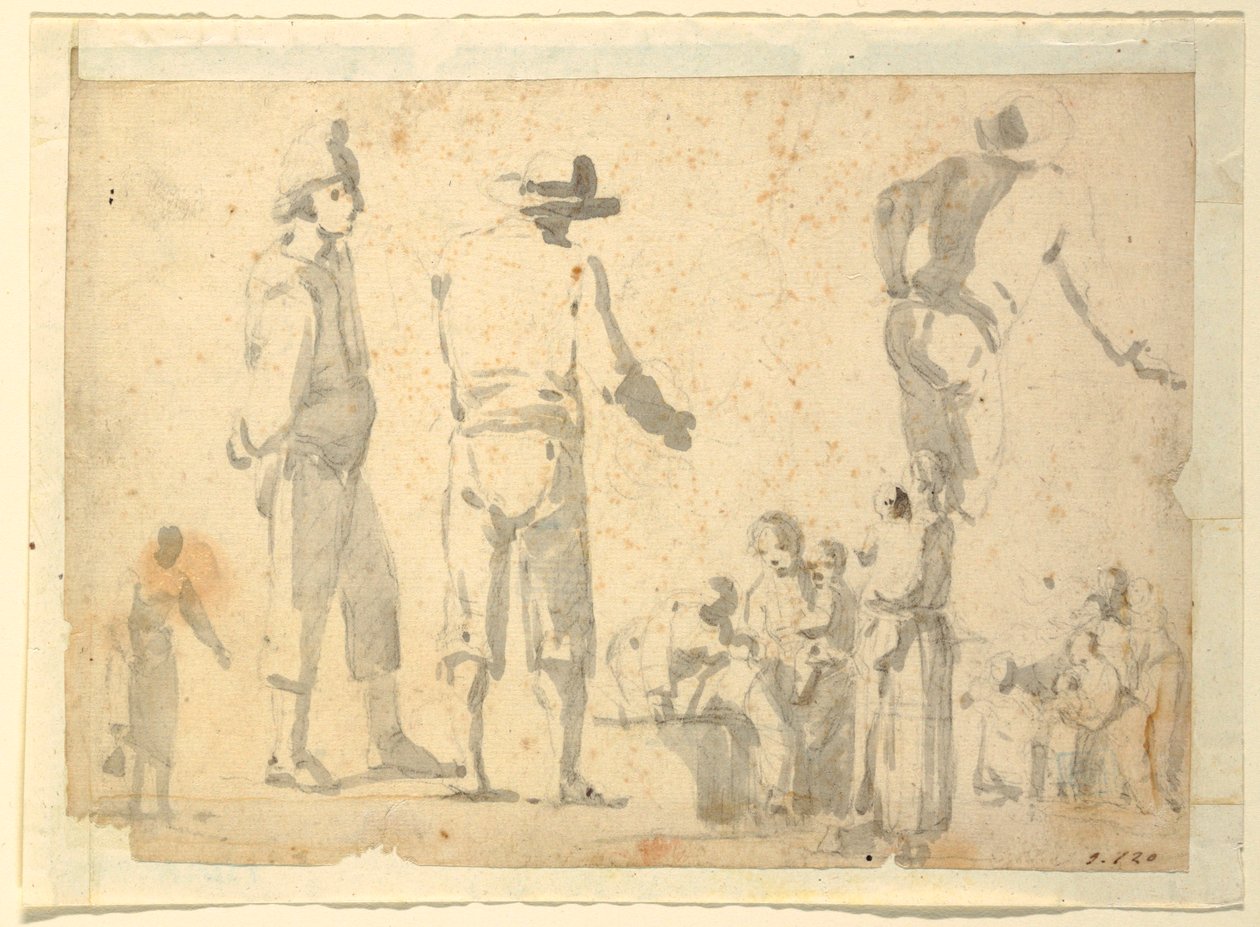 Estudos Figurais de Unknown artist