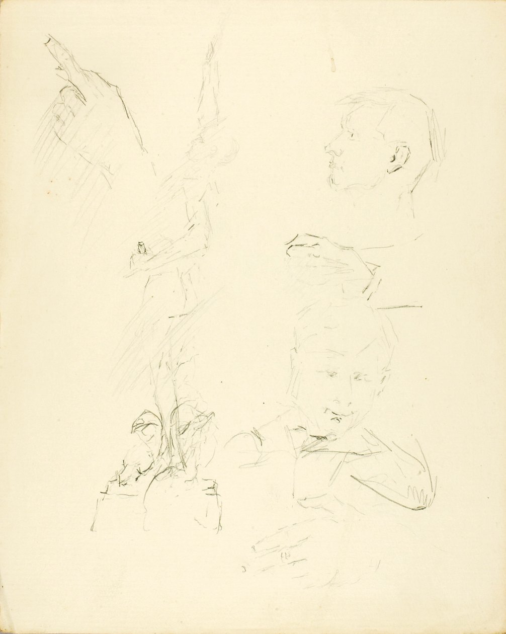 Esboços de figuras de Unknown artist
