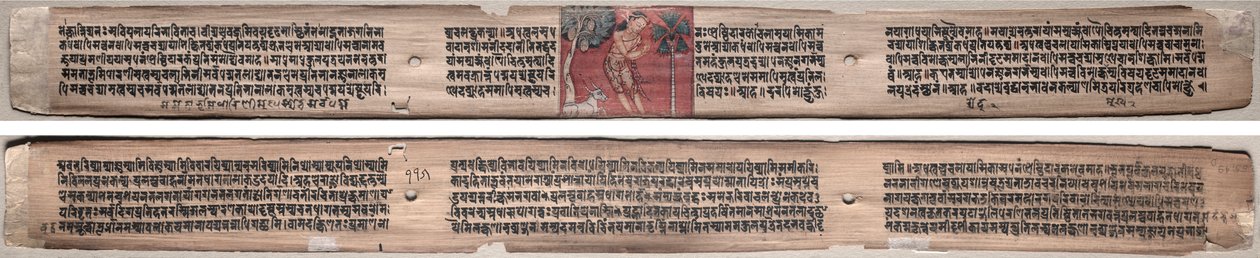 Fólio 115, de um Gandavyuha-sutra (Escritura da Matriz Suprema) de Unknown artist