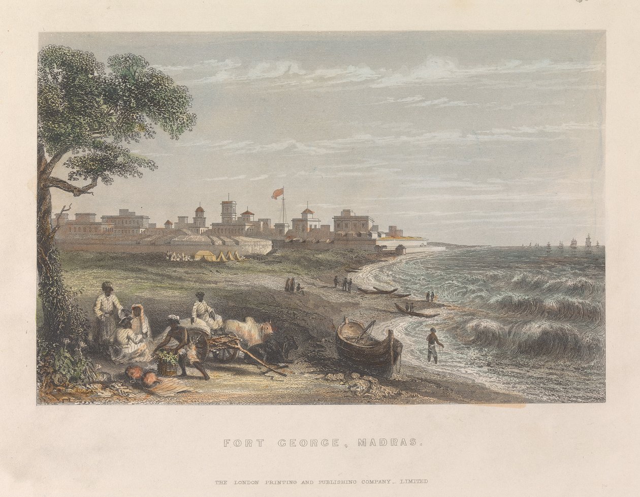 Forte George, Madras de Unknown artist