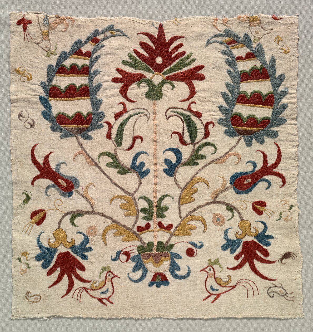 Fragmento de Capa de Almofada ou Painel de Colcha de Unknown artist