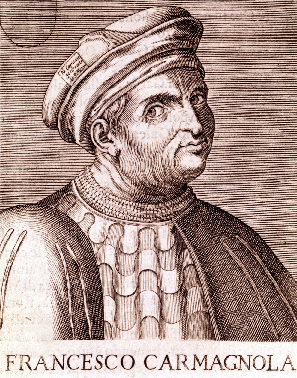 Francesco Bussone Conde de Carmagnola Condottiere italiano (Carmagnola 1385 em Veneza 1432). de Unknown artist