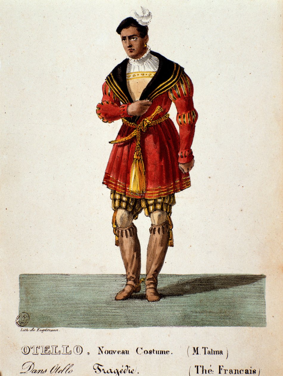 François Joseph Talma em Otello por Jean-Francois Ducis de Unknown artist