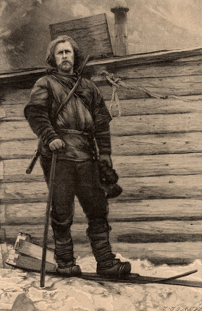 Fridtjof Nansen (1861-1930) Explorador norueguês do Ártico de Unknown artist