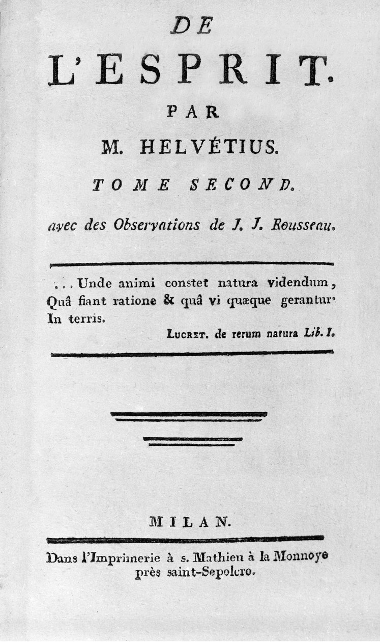 Frontispício de "De l