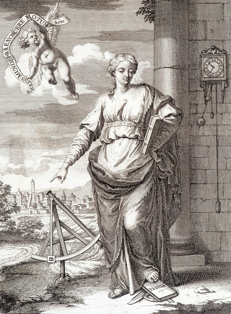 Frontispício de "Efemérides anos 1775-1786", de Eusachio Zanotto de Unknown artist
