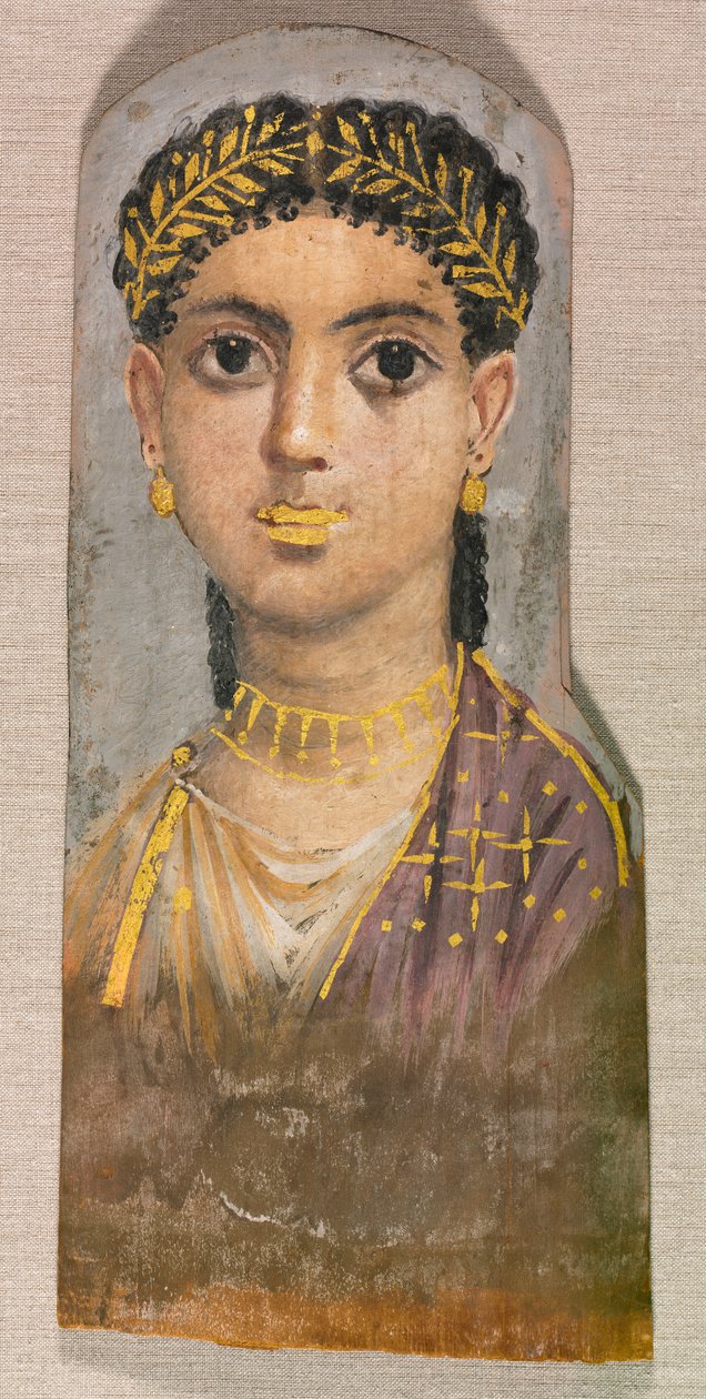 Retrato funerário de uma jovem de Unknown artist