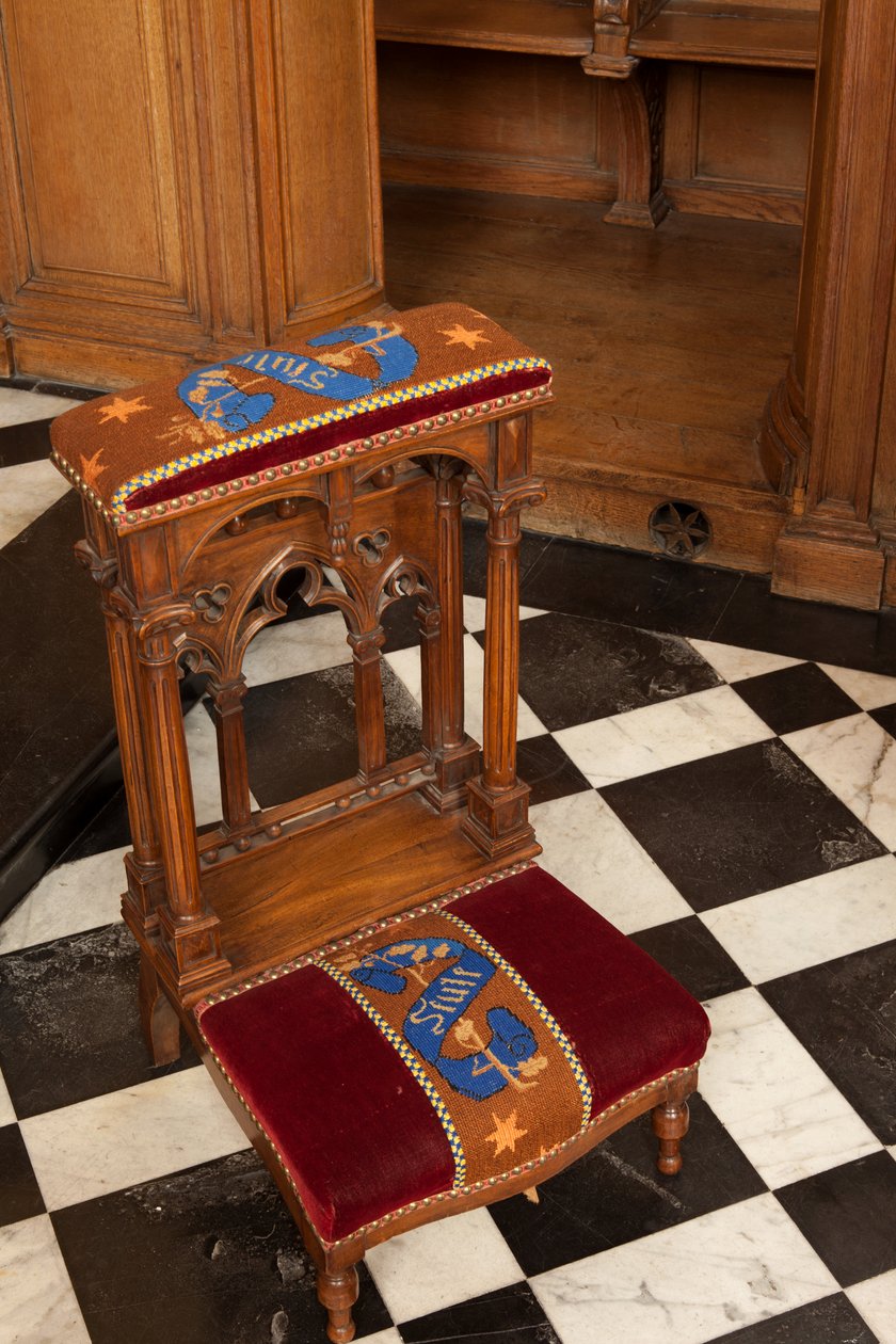 Móveis, Assento dos assistentes, tapeçaria Prie-Dieu, 2ª metade do século XIX de Unknown artist
