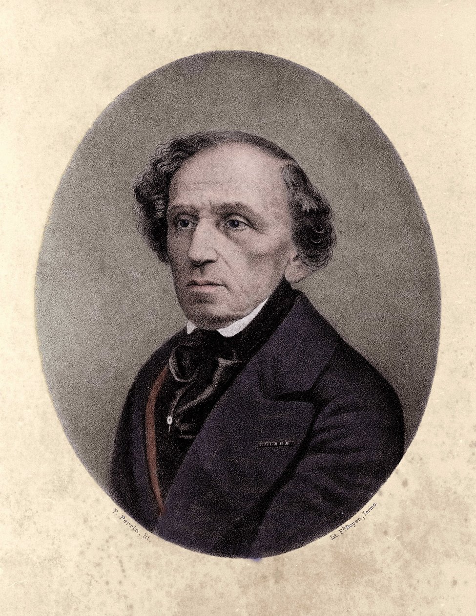 Giacomo Meyerbeer (1791-1864), compositor alemão. de Unknown artist