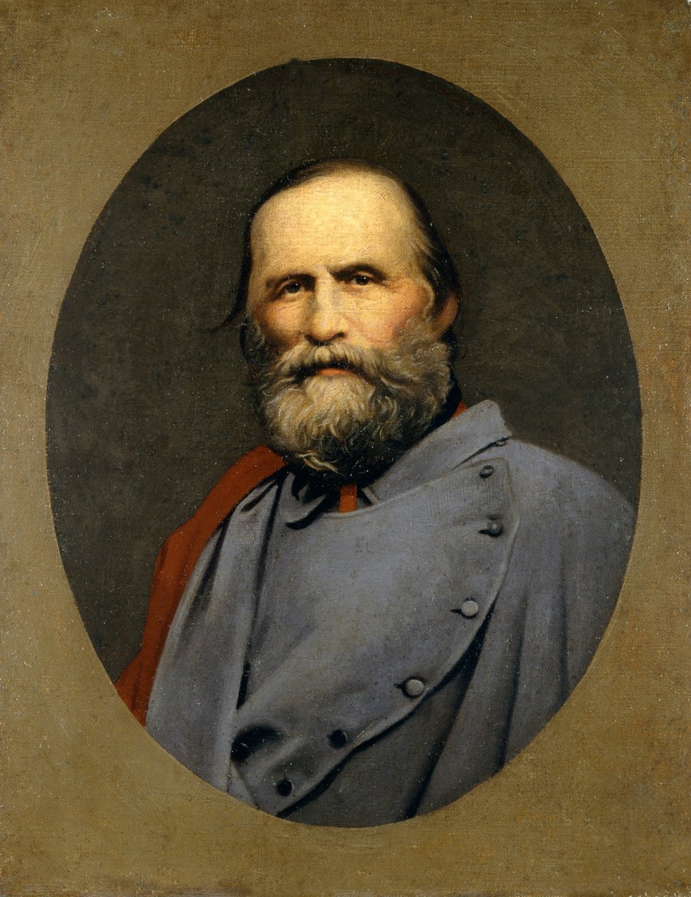 Giuseppe Garibaldi, pintura anónima. Milão, Museu do Risorgimento de Unknown artist