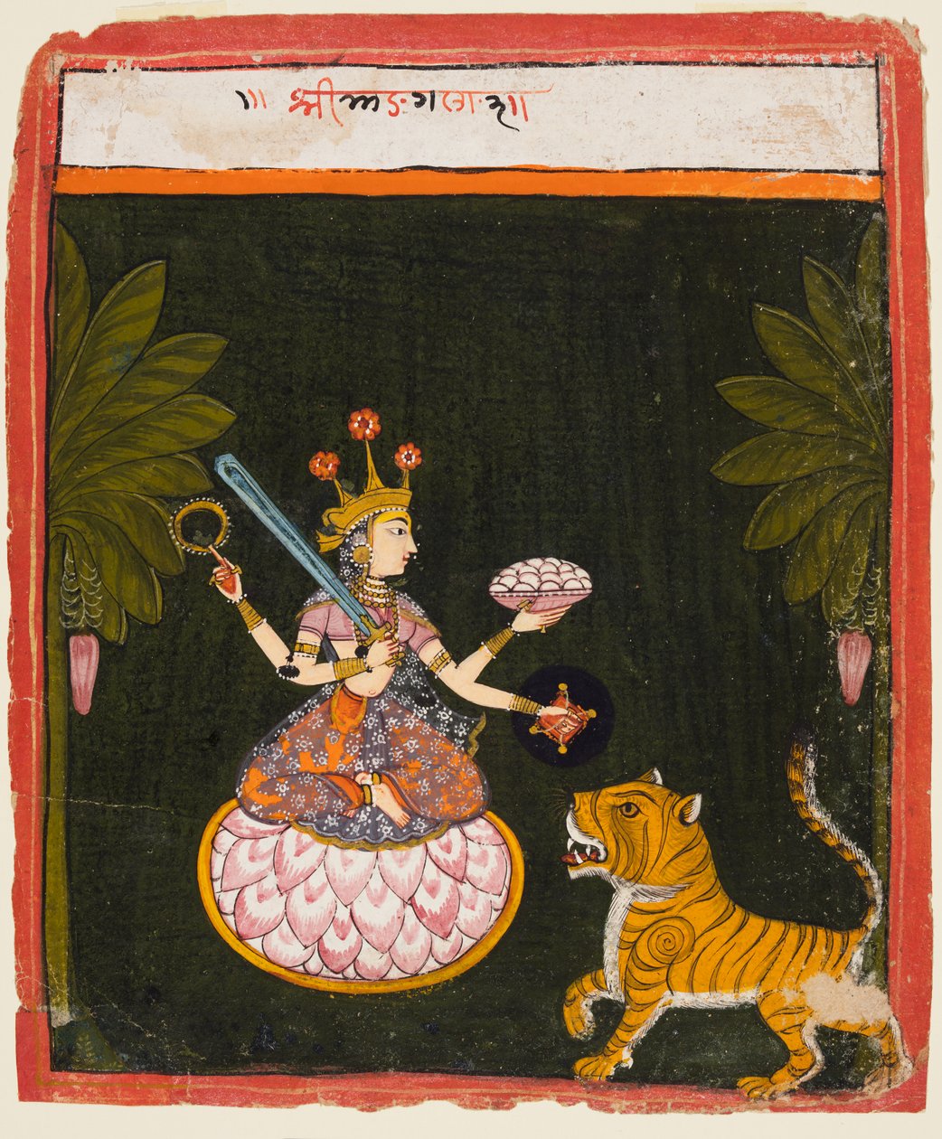 Goddess Mangala, de uma série Devi de Unknown artist
