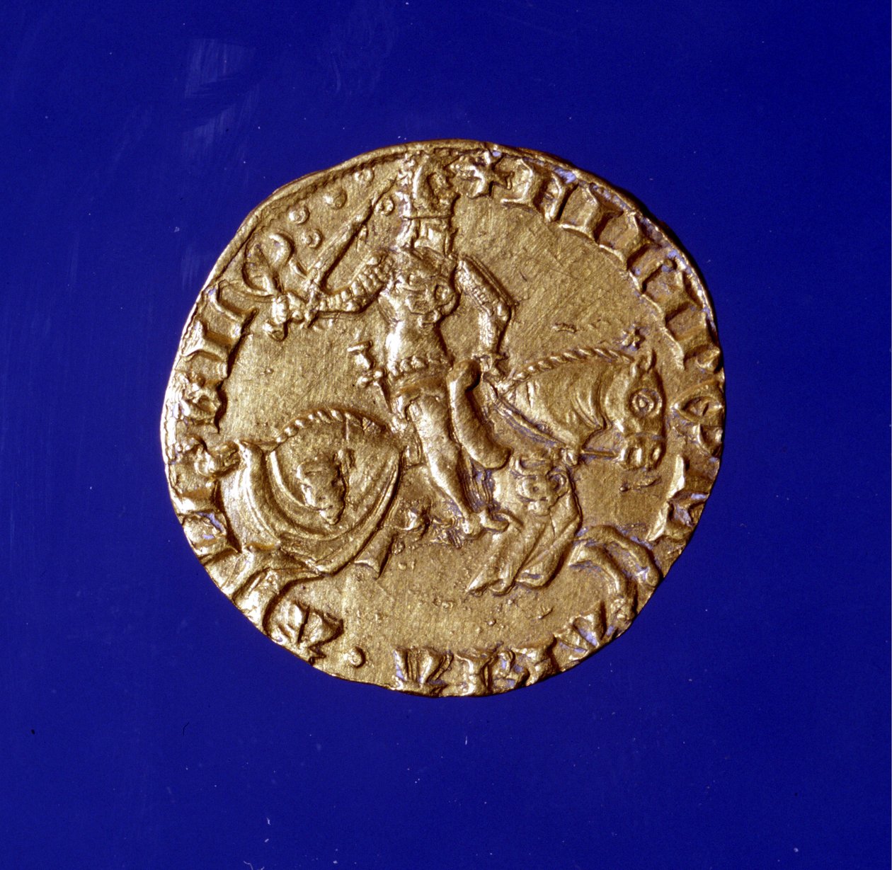Moeda de ouro com a efígie de Filippo Maria Visconti (1392 - 1447). de Unknown artist