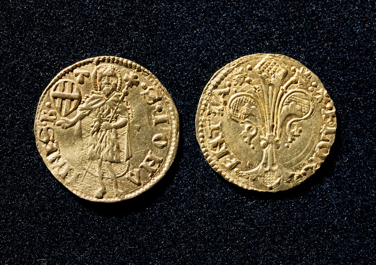 Guilder dourado. 1250-1300 Museu Nacional do Bargello Florença de Unknown artist