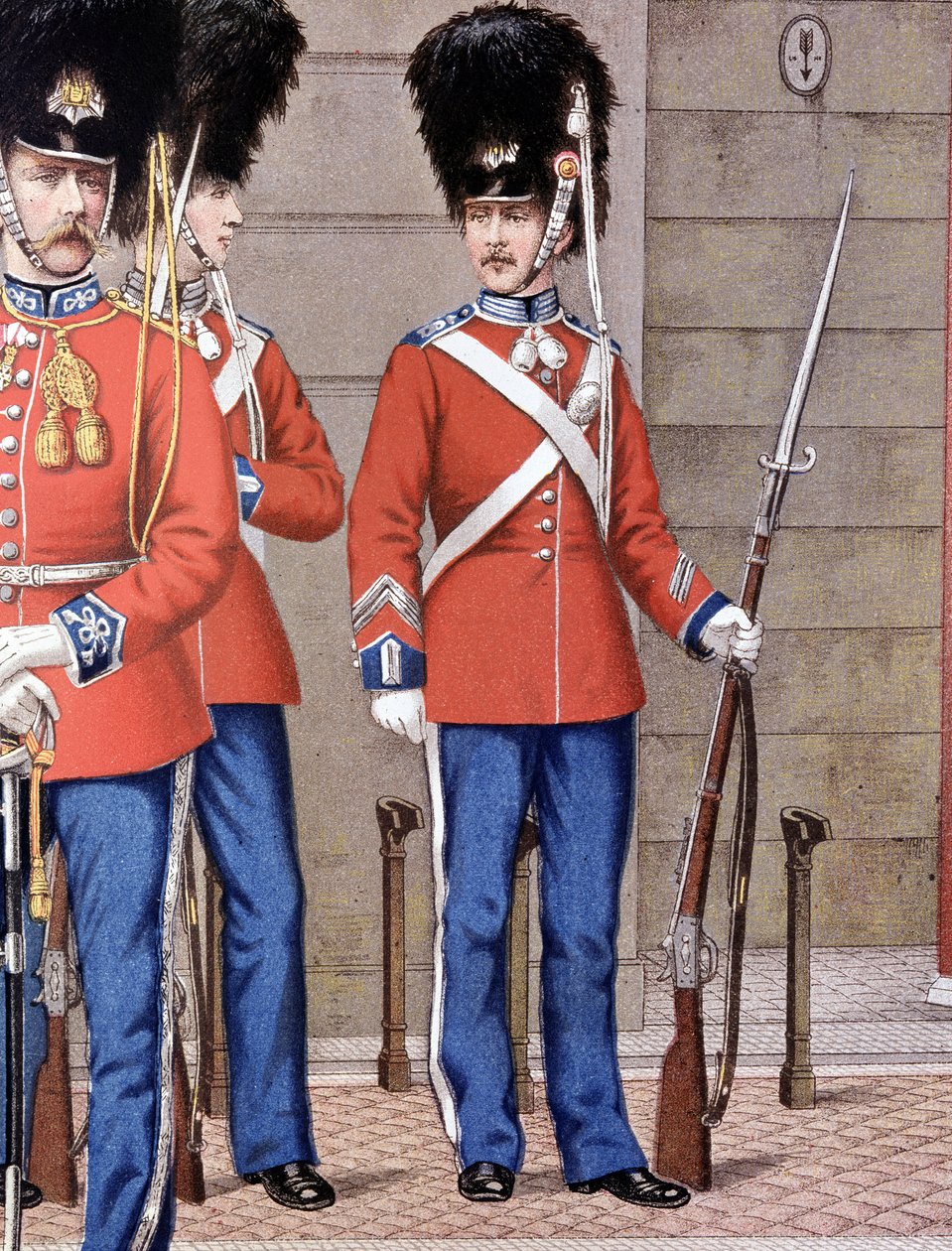 Grenadiers da Guarda Dinamarquesa de Unknown artist