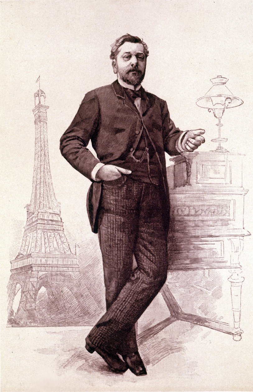 Gustave Eiffel, engenheiro francês (1832 a 1923). de Unknown artist