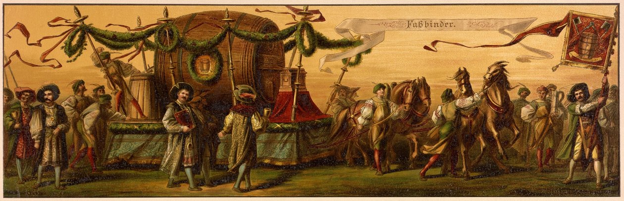 Hans Makarts procissão da cidade de Viena de Unknown artist