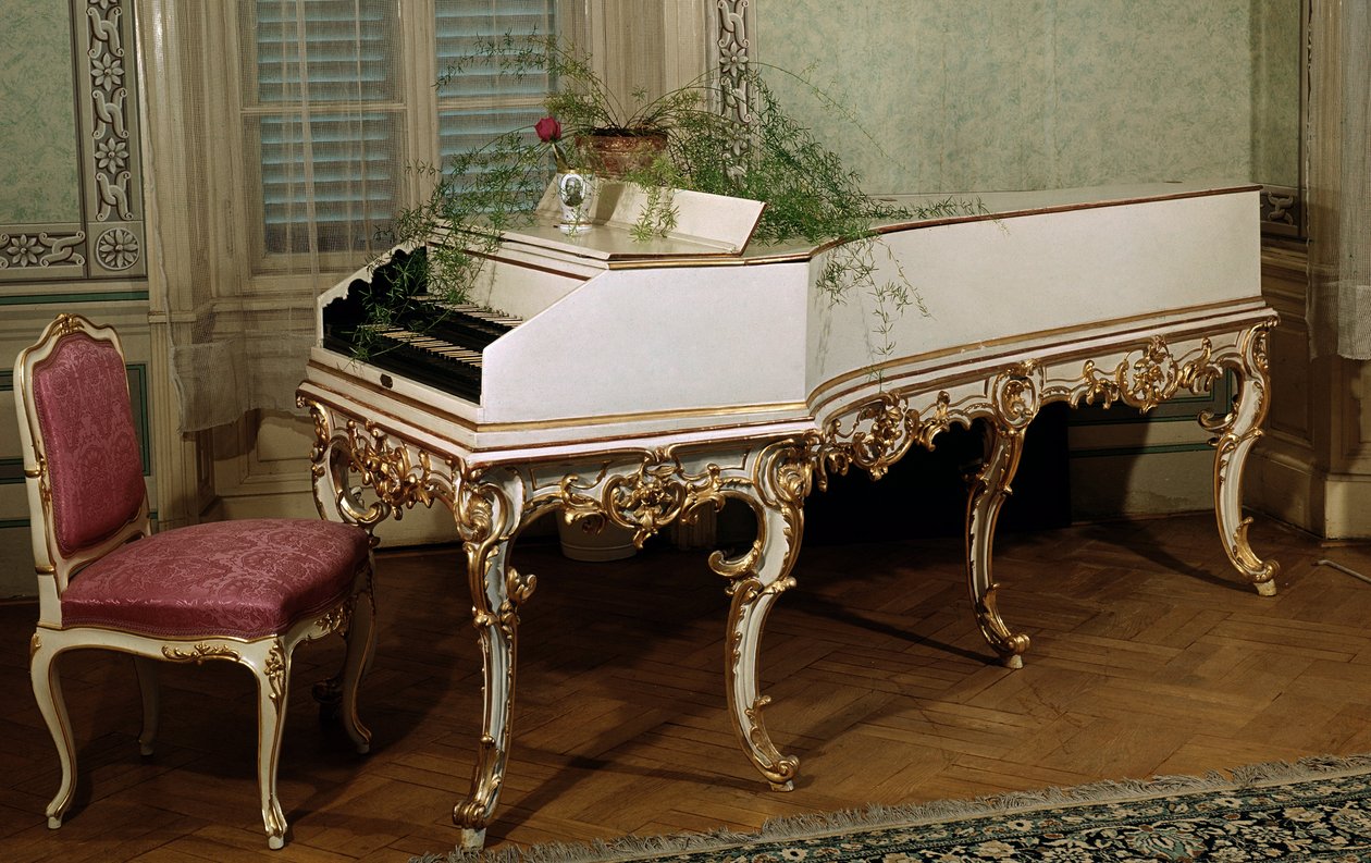 Cravo do compositor austríaco Wolfang Amadeus Mozart (1756-1791) (cravo do compositor austríaco Mozart) Século XVIII Praga, museu moçárabe de Unknown artist