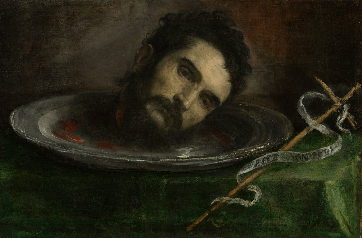 Cabeça de São João Batista de Unknown artist