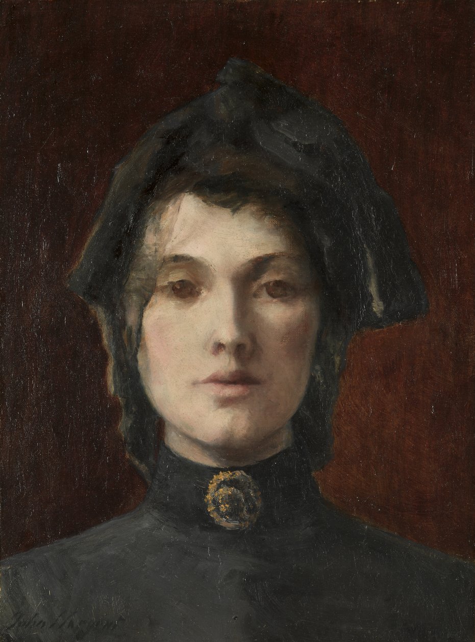Cabeça de uma menina de Unknown artist