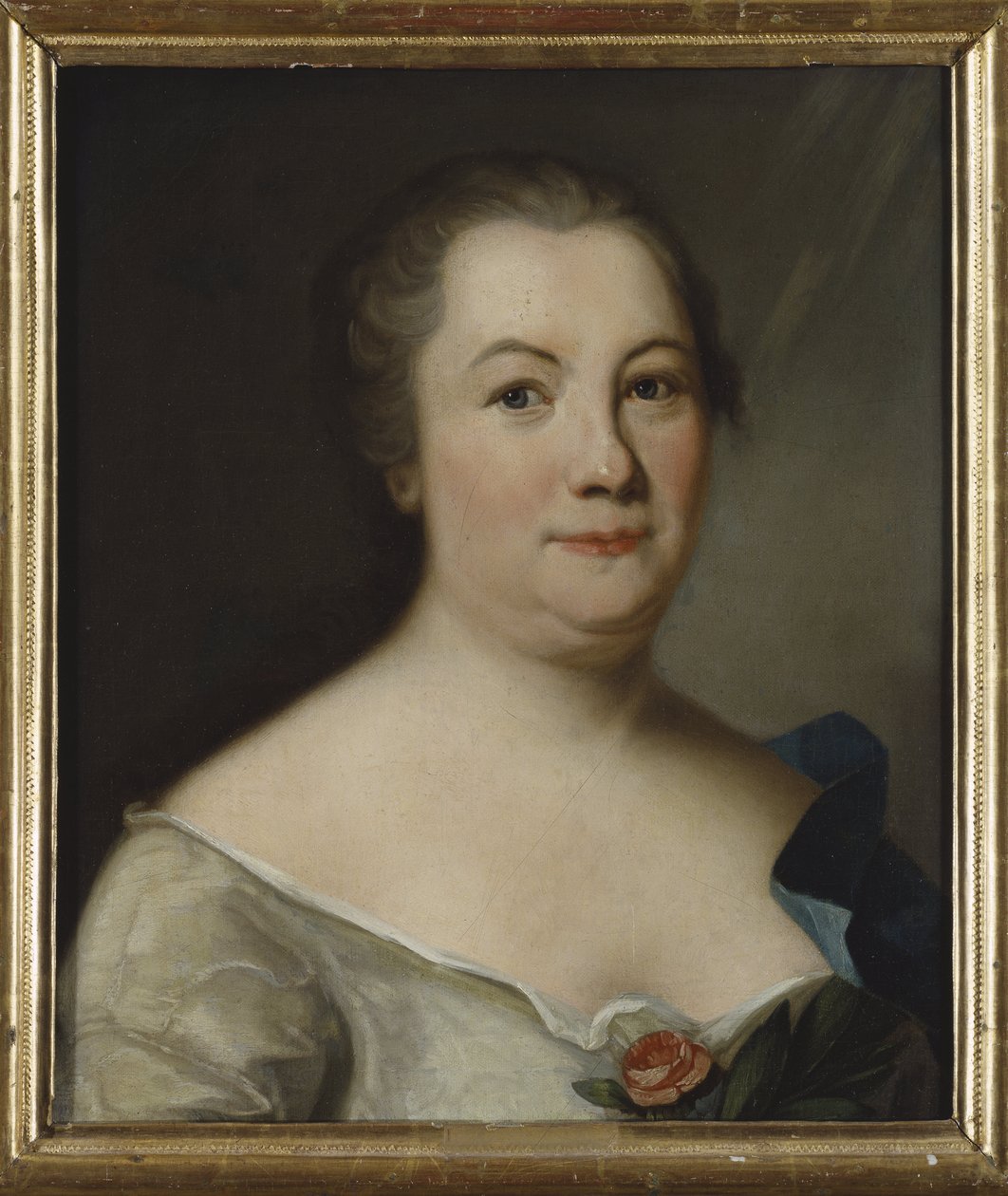 Hedvig Charlotta Nordenflycht, poetisa suedoise - Retrato do poeta Hedvig Charlotta Nordenflycht (1718-1763), Anônimo . Óleo sobre tela. Tamanho: 47x40 cm. Museu Nacional de Estocolmo de Unknown artist