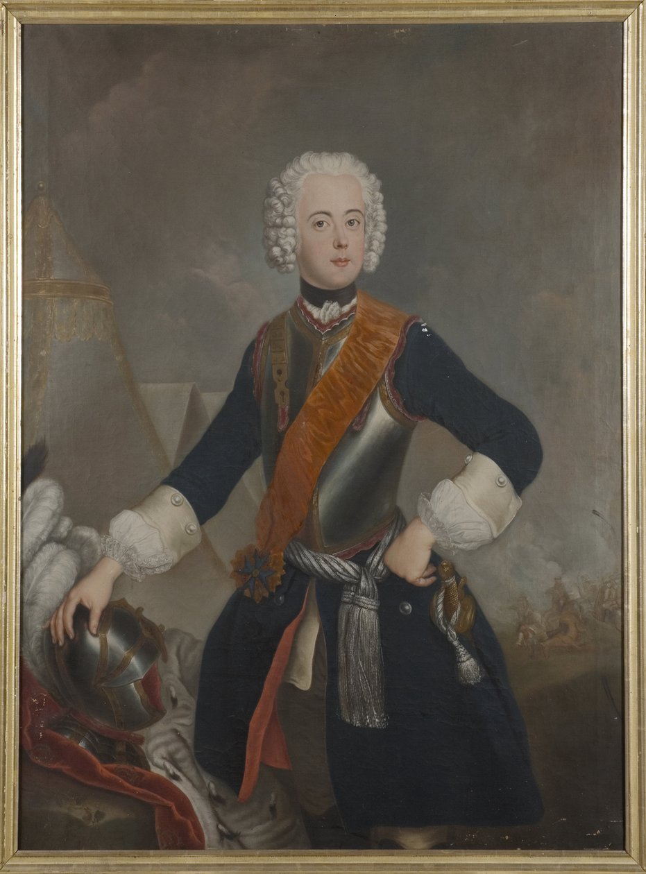 Henri de Prusse - Retrato do Príncipe Henrique da Prússia (1726-1802), Anónimo . Óleo sobre tela de Unknown artist