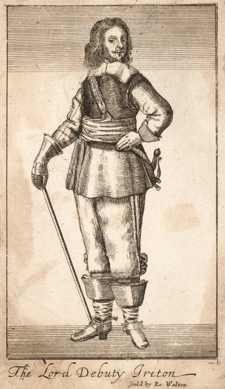 Henry Ireton, Lord Deputy of Ireland (gravura) de Unknown artist