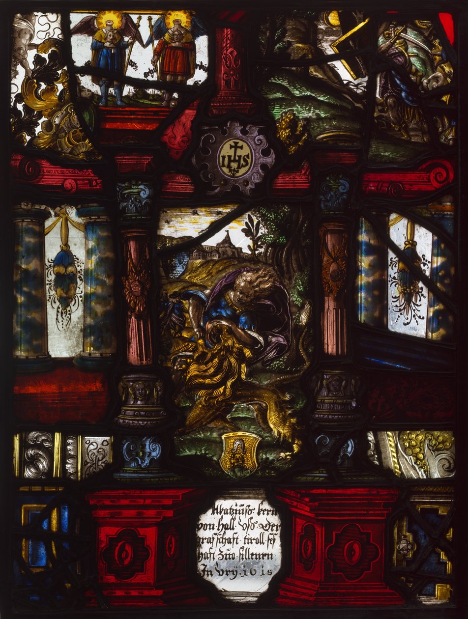 Painel heráldico de Sansão e o Leão de Unknown artist