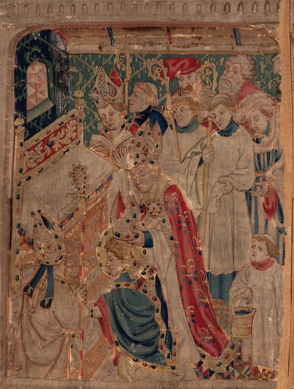 História de Saint Piat e Saint Eleuthère, Cena 10: Saint Eleuthère é sagrado como bispo (D
