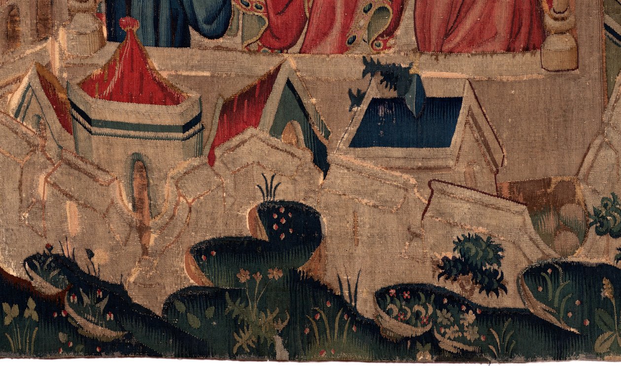História de Saint Piat e Saint Eleuthère, Cena 9 Saint-Éleuthère é confirmada como bispo de Tournai (Au boin saint l