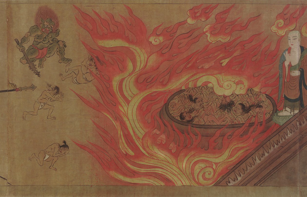 História do templo chamado Yatadera de Unknown artist
